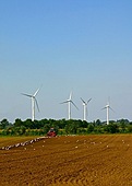 Windkraftanlagen-Bild oder Foto